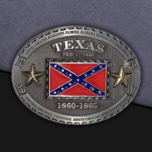 Rebel Flag Belt Buckles