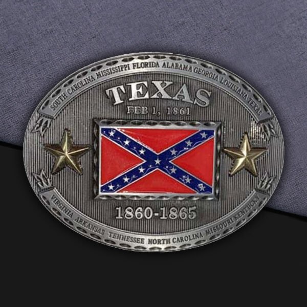 Rebel Flag Belt Buckles