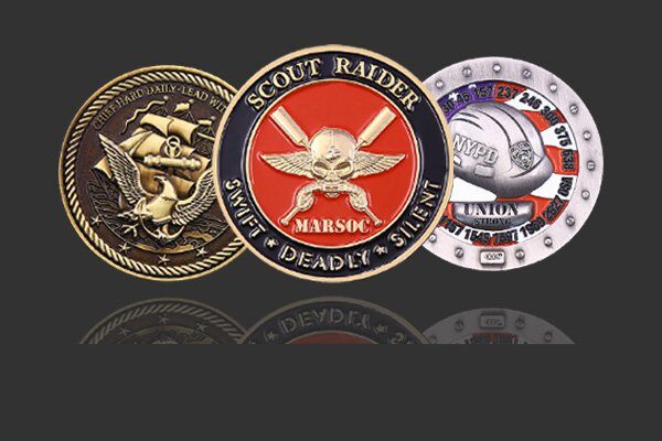 3D Challenge Coins