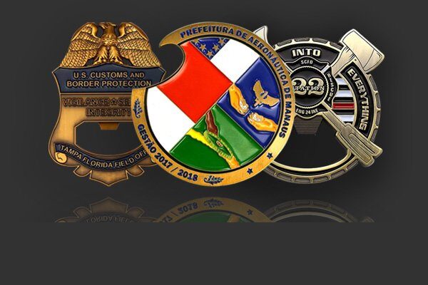 Bottle Opener Challenge Coins