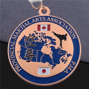 Canada VS Japan Karate Custom Medals