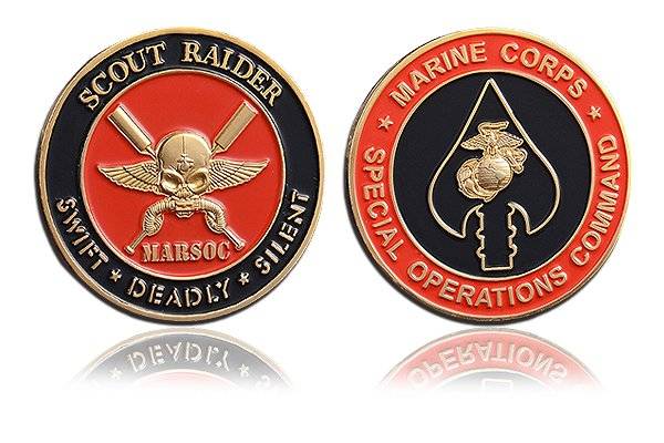 Custom Marine Challenge Coins
