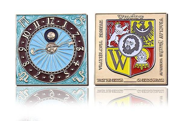 Custom Pearlescent Square Coins