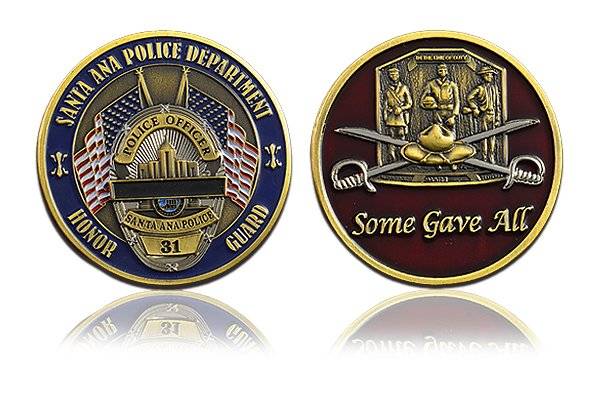 Custom Police Officer Coins