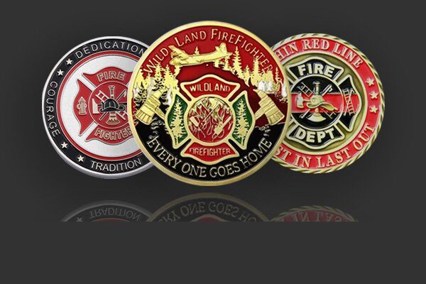 Firefighter Challenge Coins