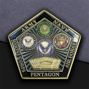 Pentagon Air Force Custom Coin