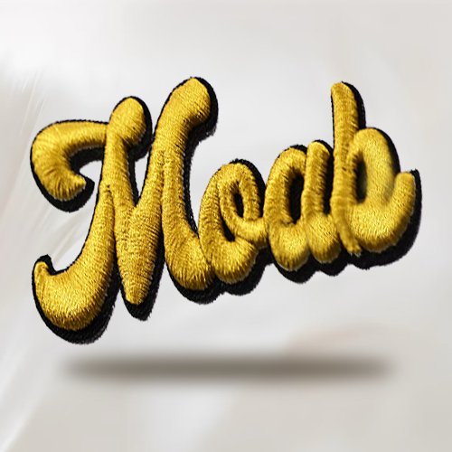 3D Embroidered Patches