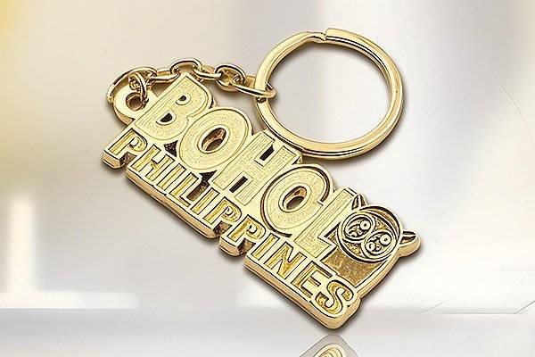 Custom No Color Metal Stamped Keychains