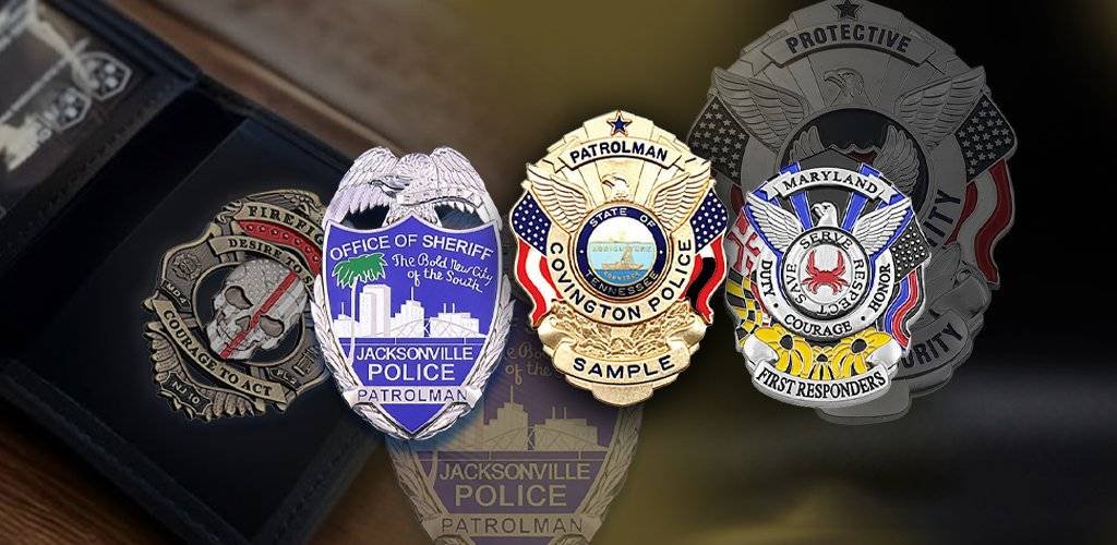 Custom Police Badges Banner