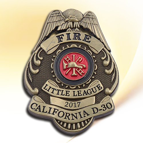 Fire California D-30 Badges