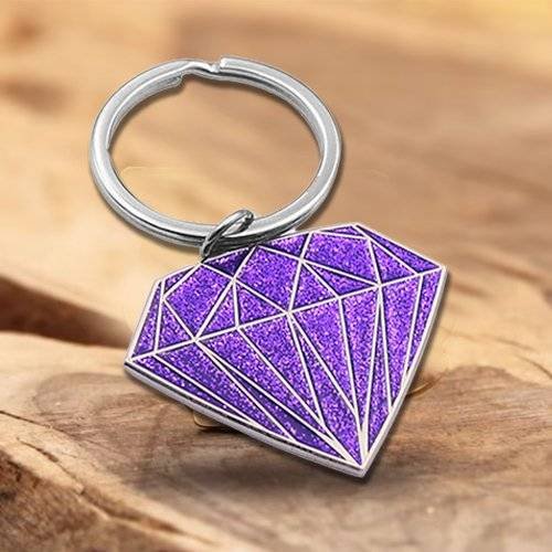 Glitter Custom KeyChains
