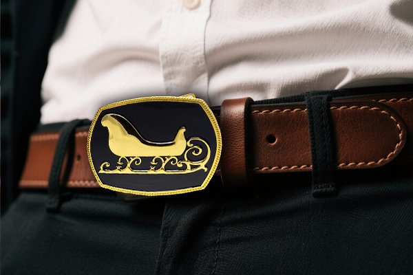 Holiday Themed Belt Buckles