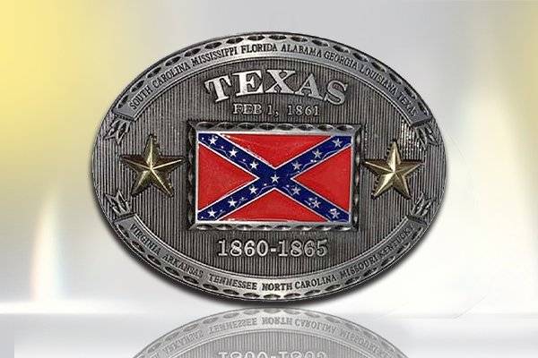 Rebel Flag Belt Buckles
