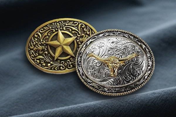 Vintage Patina Belt Buckles