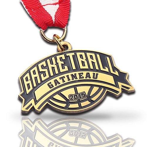 Basketball Gatineau Race Medals