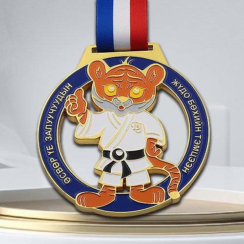 Custom Cartoon Taekwondo Medal