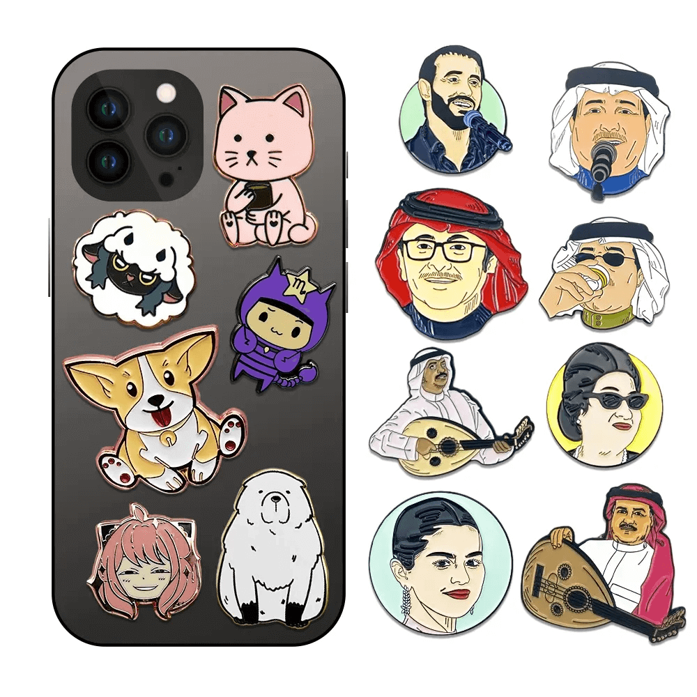 3M Sticker Pin Badges for Mobile Phones