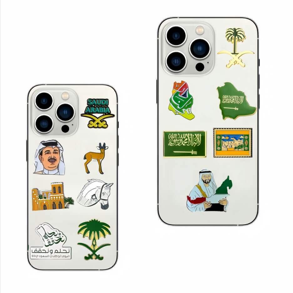 Custom Phone Sticker Pin Badges