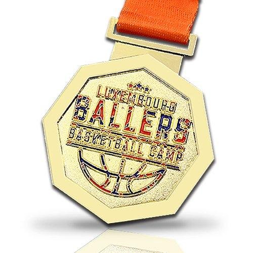 Custom Polygonal Basketball Medals