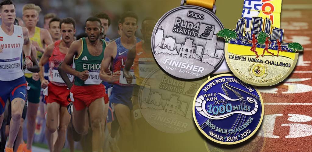 Custom Running Medals Ipad Banner