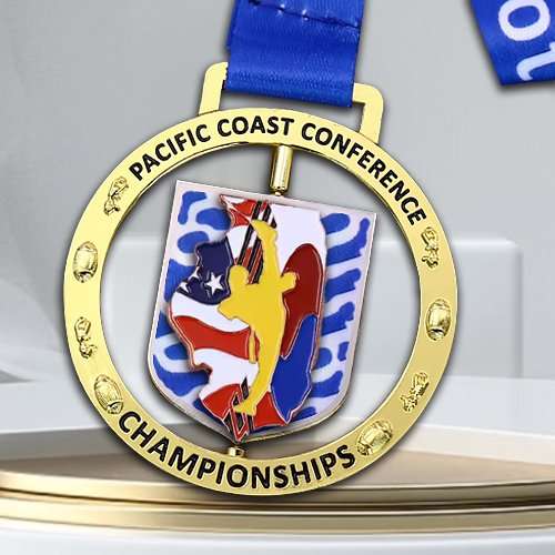 Custom Spin Taekwondo Medal