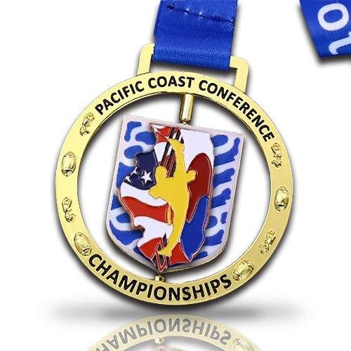 Custom Spin Taekwondo Medals