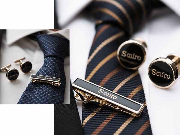 Customized Cufflinks & Tie Clips – Design Every Detail Your Way