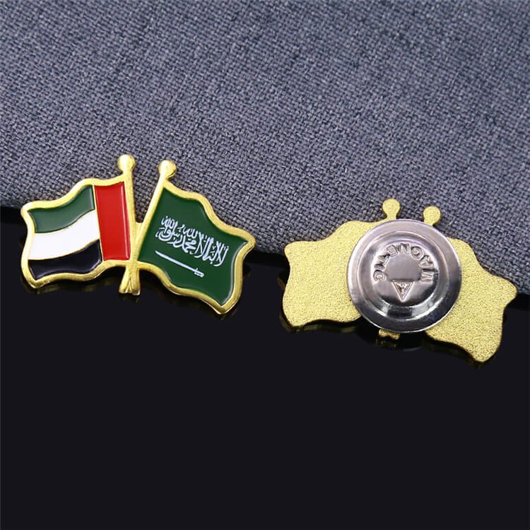 Flag Magnetic Pins Badge