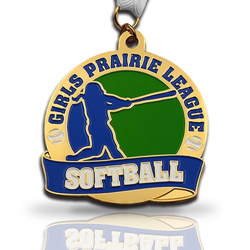 Girls Prairie League Baseball Medals