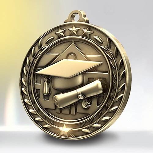 Gold Mortarboard & Wheat Honor Medal