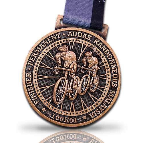 Malaysia 100Km Finsher Cycling Medals