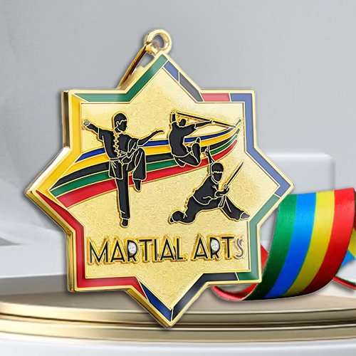 Offset Printed Taekwondo Medal