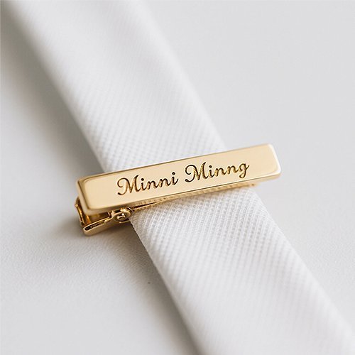 Personalized Engraved Tie Clips