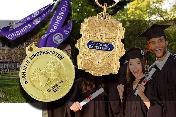Personalized Graduation Recognition Medals