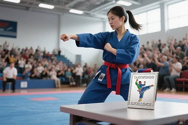 Personalized Taekwondo Medals – Second