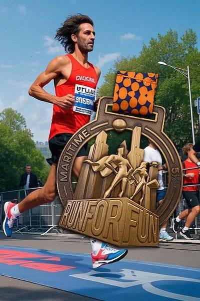 Run For Run 5K Maritime Medal