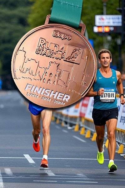 Run Start Up Finisher Medal