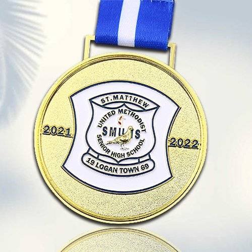 Sandblasted Senior High School Medal