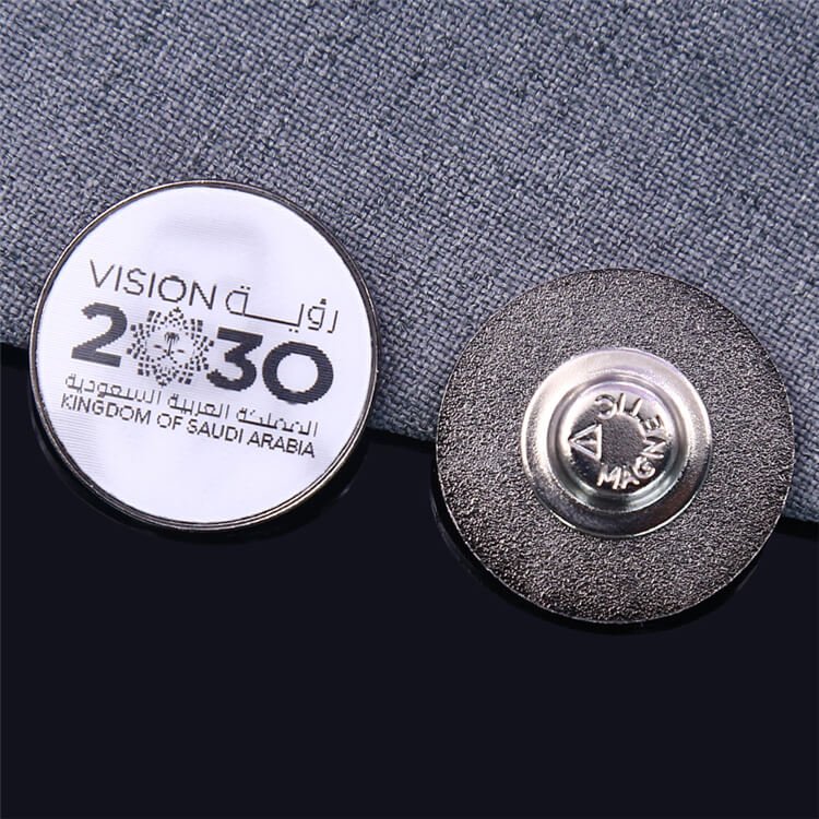 Saudi Arabia Vision 2030 Magnet Badges
