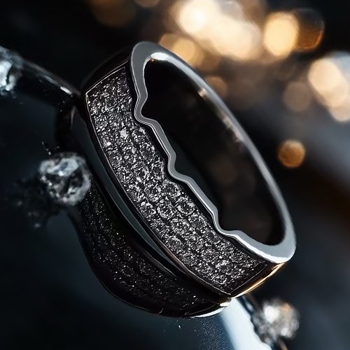 Small detail diamond embellished ring