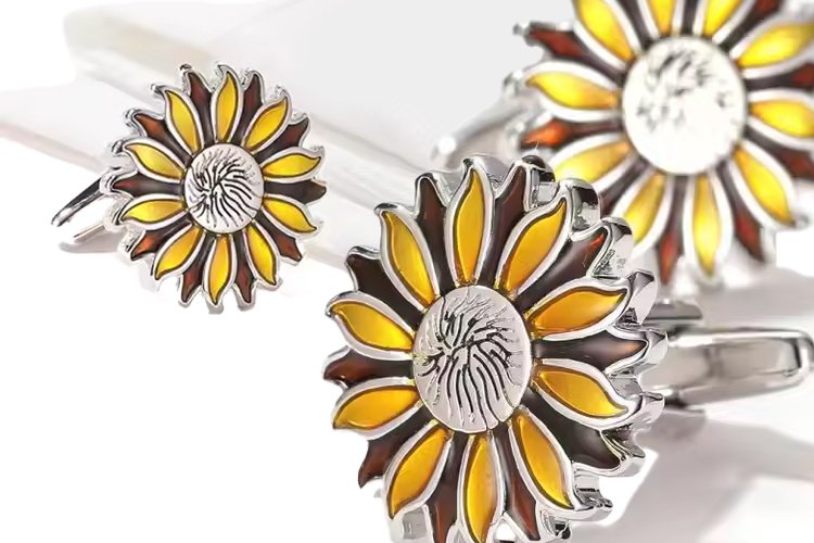 Sunflower Cufflinks