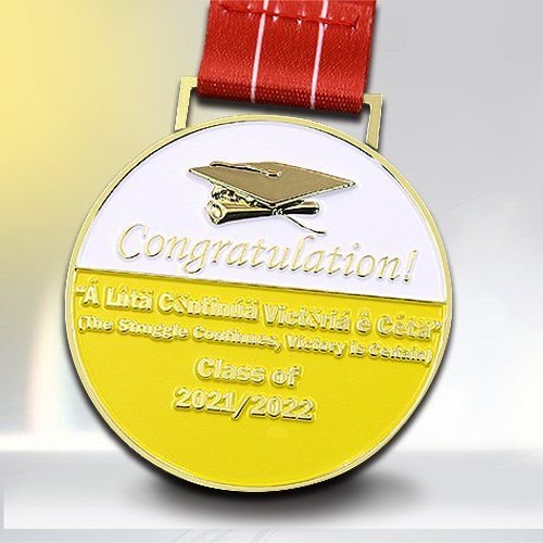 Yellow Class Graduation Medal