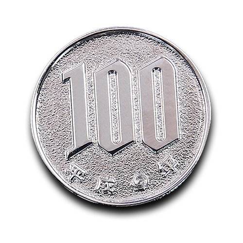 Century Silver Coin Sandblast Pin