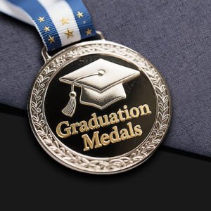Classic Retro Graduation Medal