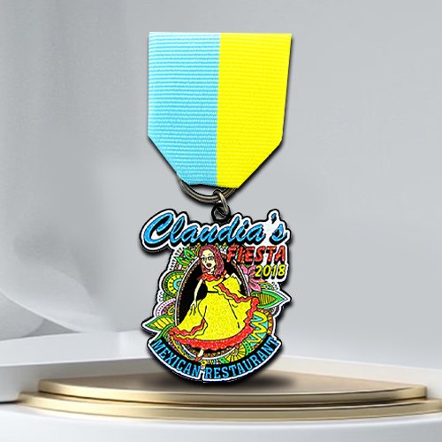 Claudia's Golden Fiesta Medal