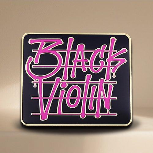 Creative Black Violin Pins