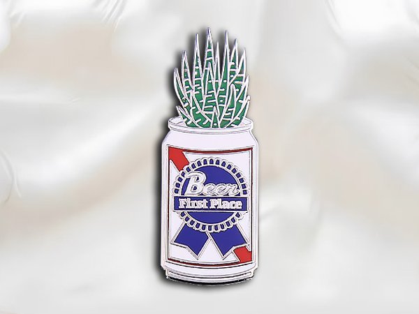 Creative Cactus Flower Beer Pin