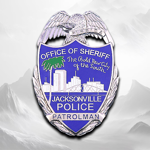 Custom 3D Jacksonville Police Pin