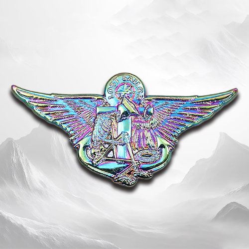 Custom 3D Rainbow Electroplated Pin