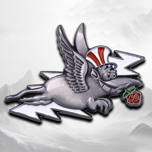 Custom 3D Wharf Rat Pin